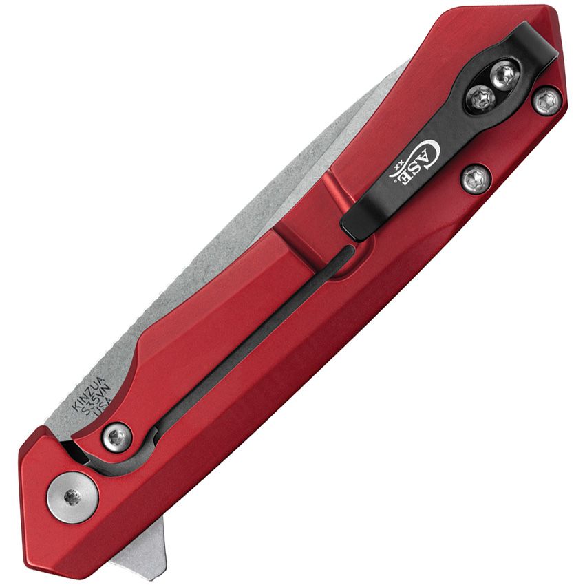Kinzua Framelock Red (With Texured Blade)
