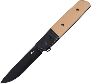 Bamboozled Linerlock A/O (Tan Handle)