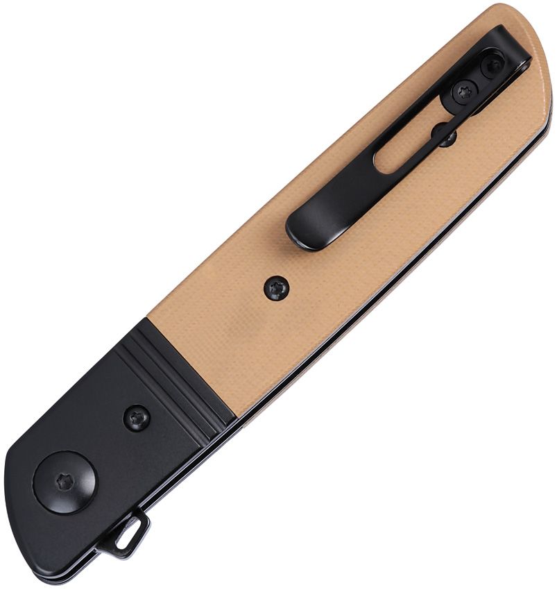 Bamboozled Linerlock A/O (Tan Handle)